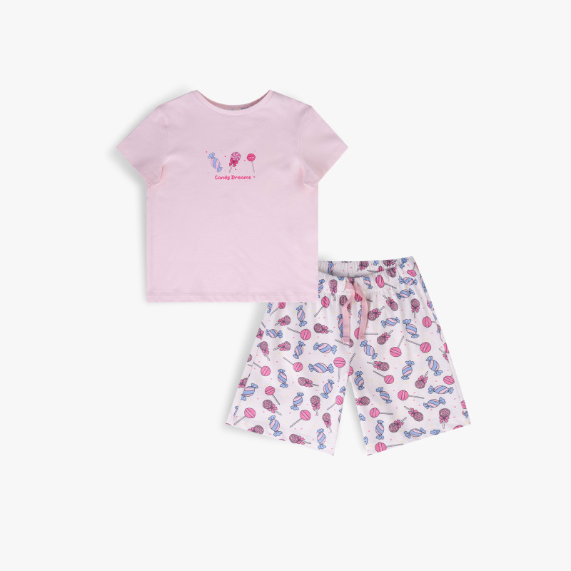 Մանկական կիսաթև գիշերազգեստ շորտով